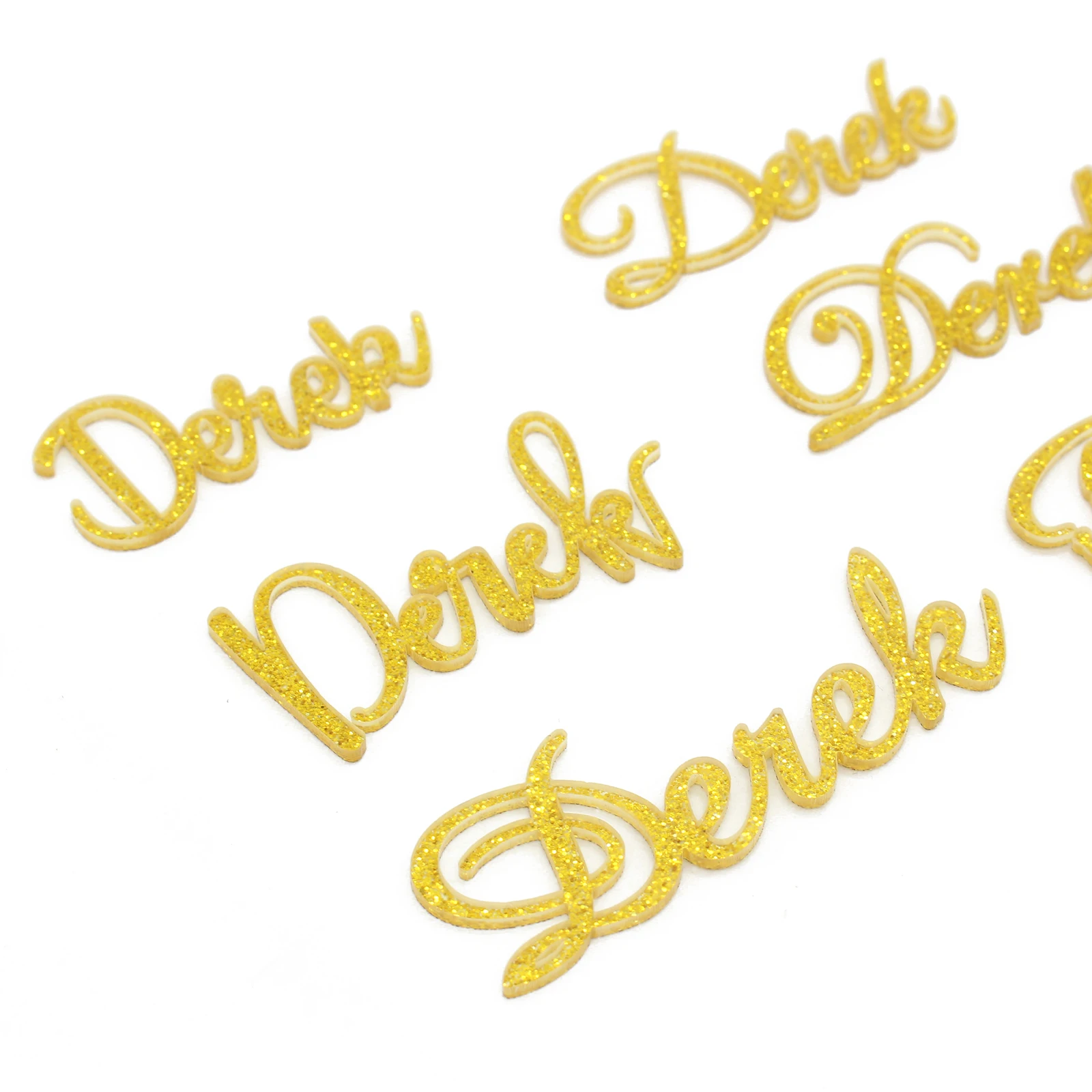 1x пользовательская лазерная резка акриловая Золотая карта для места фотография