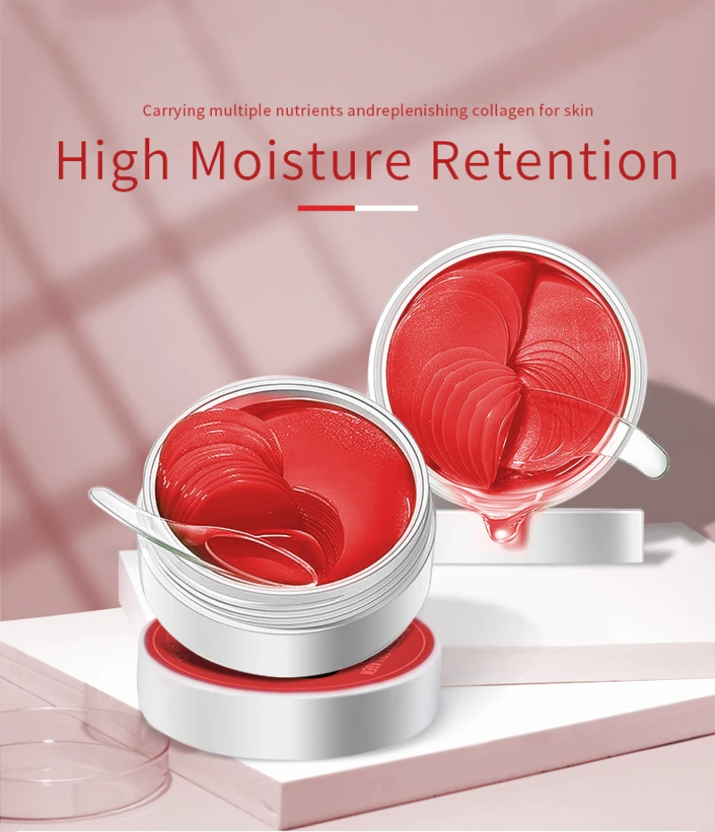 

Увлажняющая маска для глаз, 60 шт. салфеток для темных кругов возле глаз, маска для глаз с коллагеновым гелем патчи против опухлости, против в...