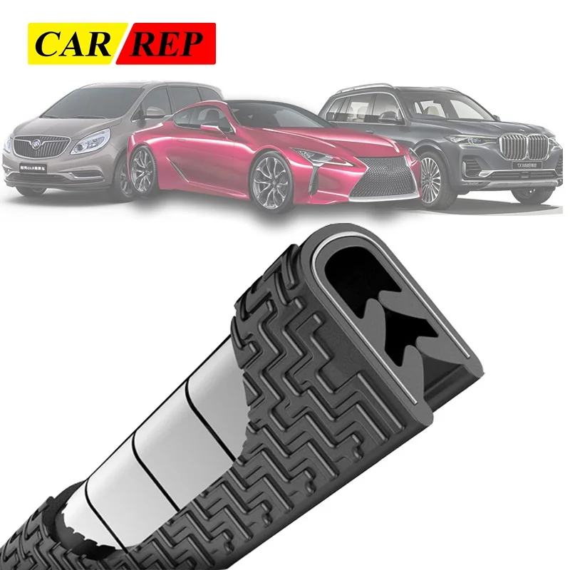 

Universal Car Door Edge Scratch Protector 5M Sealing Strip Guard Trim Automobile Door Stickers Decoration Protector Accessories