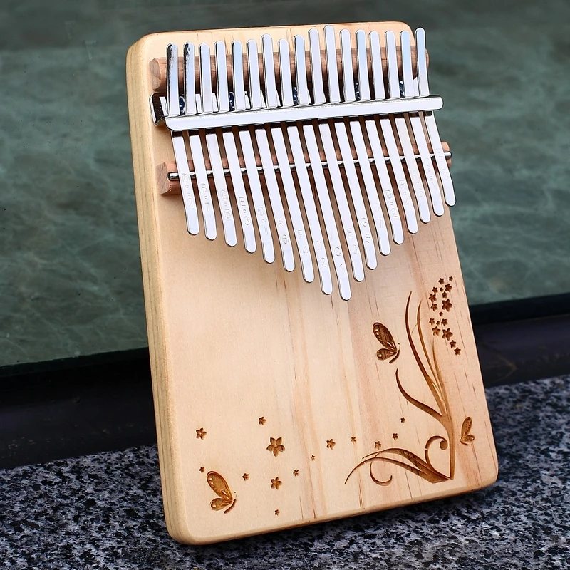 Пианино KERUS Kalimba с 17 клавишами портативное пианино для мбира подарки детей и