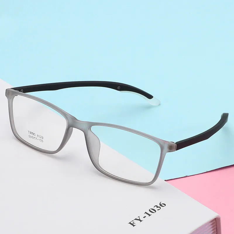 Стильные TR90 очки легкие Гибкая оптическая оправа женские мужские Rx able