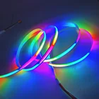 Полноцветная светодиодная лента COBFOB 5 в WS2812B RGB Smart Dream Color Magic Digital Pixel lights 332 светодиодовм, Адресуемая гибкая лента
