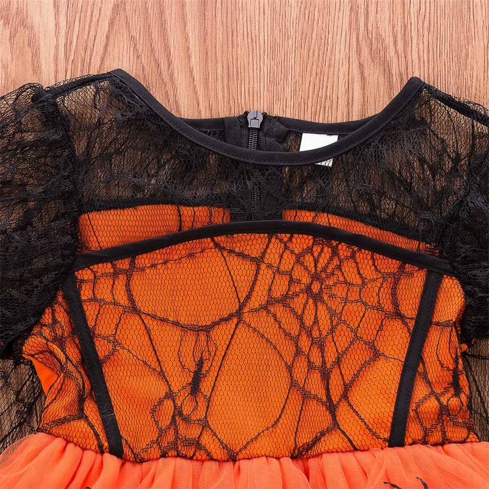 Женская одежда на Хэллоуин для маленьких девочек костюм ведьмы детский Радужный