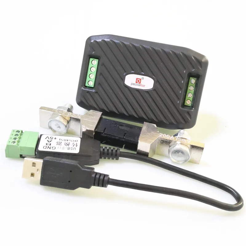 Измеритель тока постоянного 0 300 в RS485 Modbus вольтметр мощность энергии Wattmeter с 50A