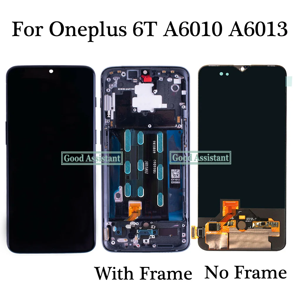 Оригинальный AMOLED черный 6 4 для мобильного телефона OnePlus 6T 1 + 6t A6010 A6013 ЖК дисплей