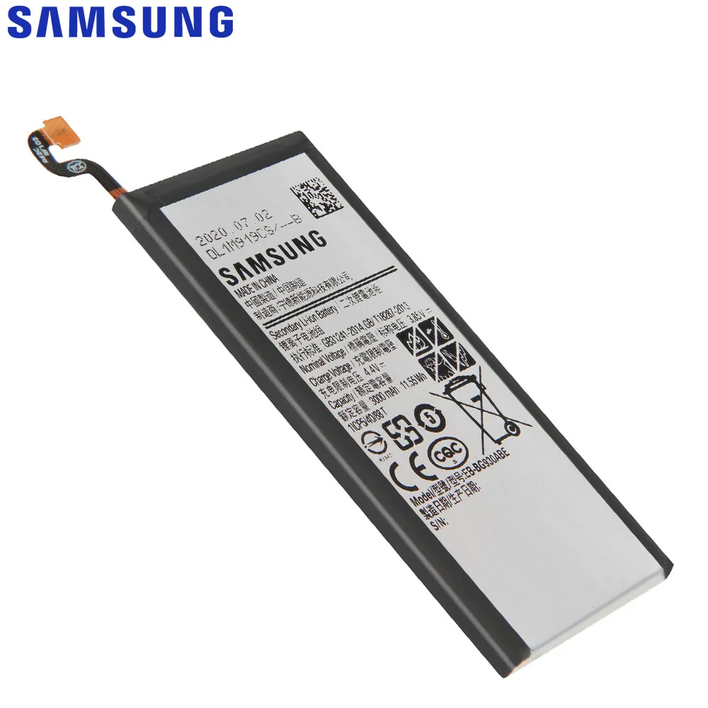 Оригинальная Замена Samsung батарея для Galaxy S7 SM-G9300 G9300 G930F G930A G9308 EB-BG930ABA EB-BG930ABE 3000 мА-ч |