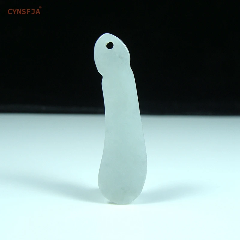 Настоящий Сертифицированный Изумрудный нефритовый амулет CYNSFJA подвеска из