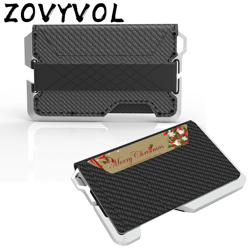 ZOVYVOL RFID смарт-кошелек блокирующий кошелек для карт из натуральной кожи