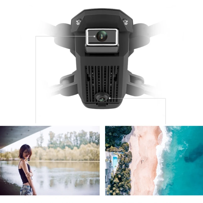 

Mini Foldable Remote Control Drone 4K Dual Camera Wifi Quadcopter Toy with Box X5XE