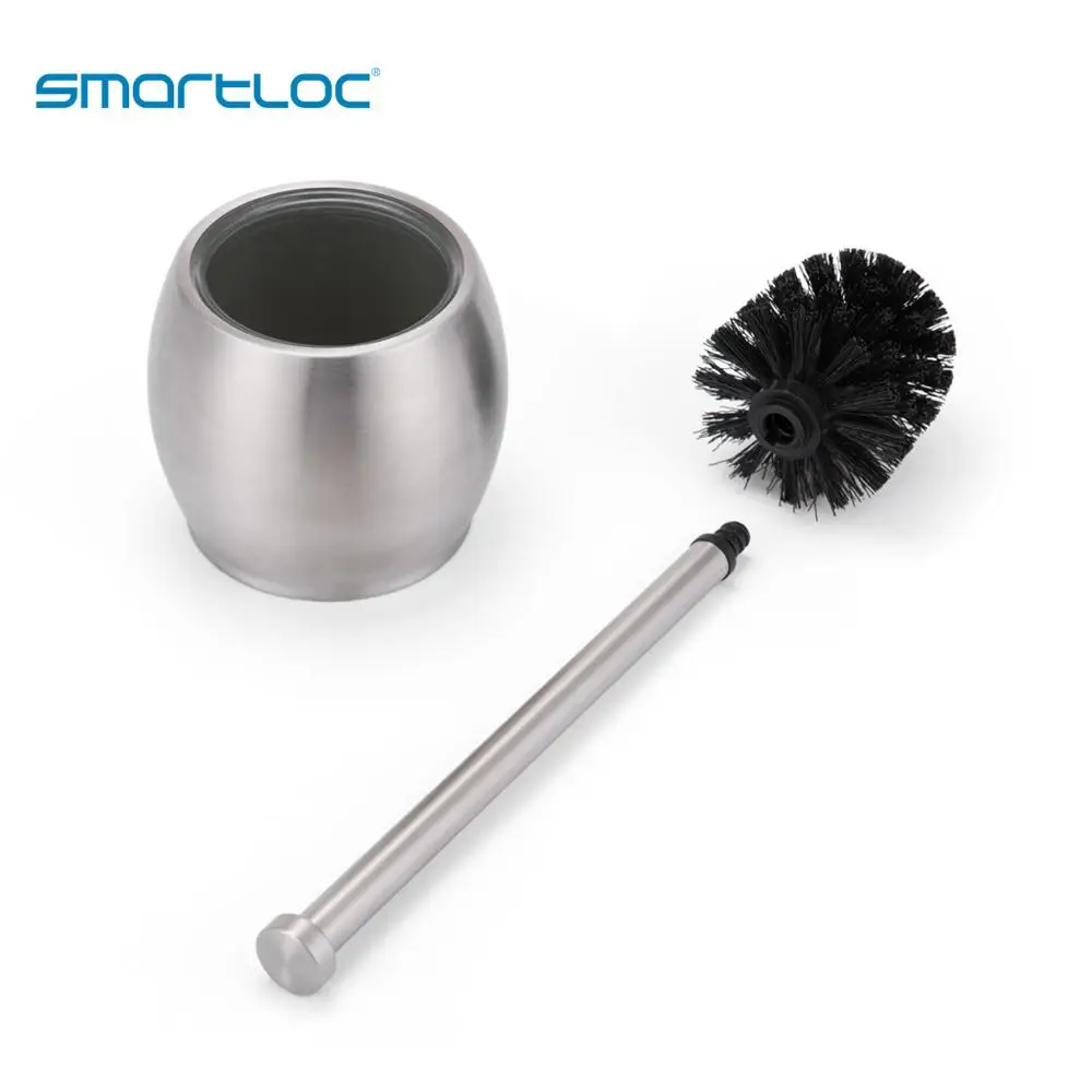 Фото Подставка smartloc из нержавеющей стали, держатели для туалетных щеток, чистящие инструменты, аксессуары для унитаза, оборудование для ванной комнаты, очиститель для ванной комнаты №4