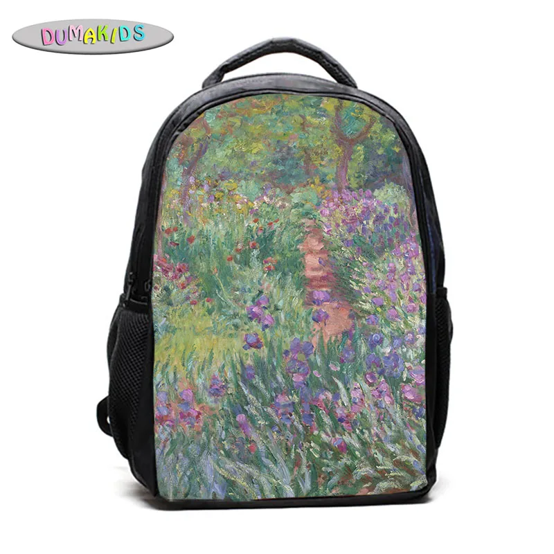 Женский и мужской рюкзак с защитой от солнечного света Студенческая сумка Клода