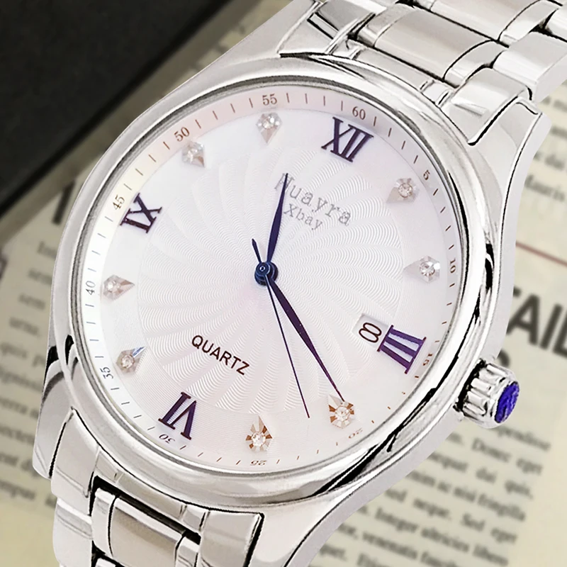 2021 New Classic High End Quartz Men's Watch Fashion Luxury 39mm Stainless Steel Waterproof Date Clock