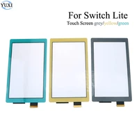 yuxi plastic lcd display touch screen for nintendo switch lite touch screen digitizer for switch ns cover panel game console