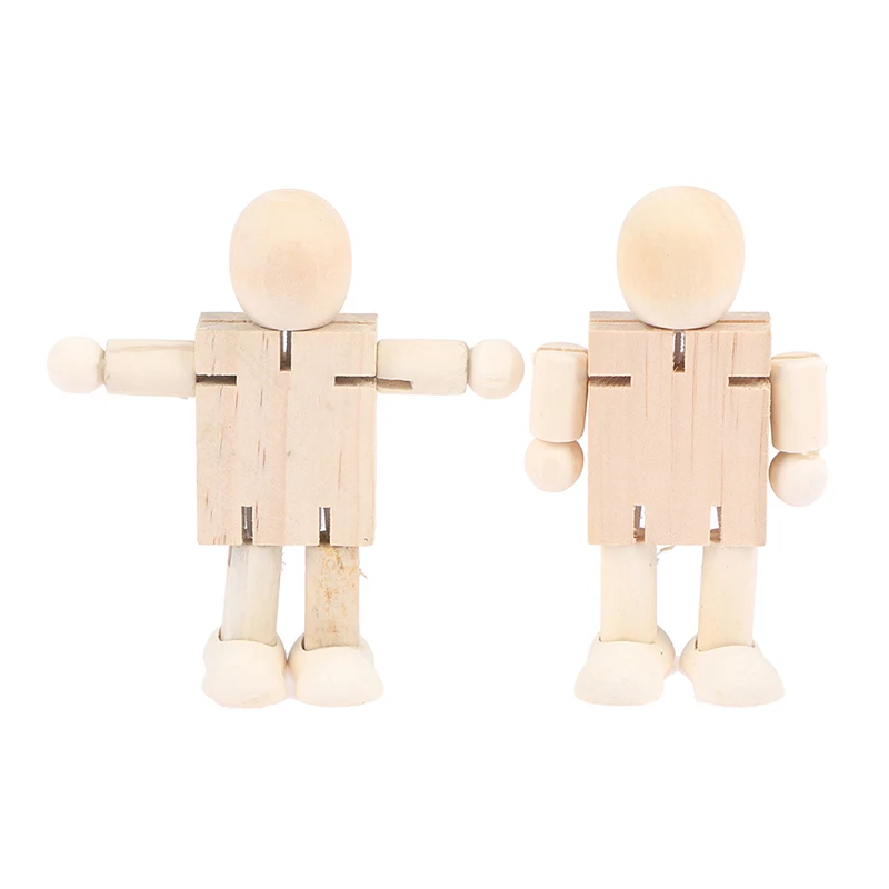 1pc Wooden Manikin Man Figures Model Painting Artist Drawing Sketch Mannequin DIY images - 6