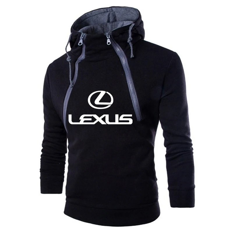 

new Hoodies Men Lexus Car Logo Print Sweatshirt Spring Autumn Double strand Men Hoodie harajuku Casual Hoody tracksuit