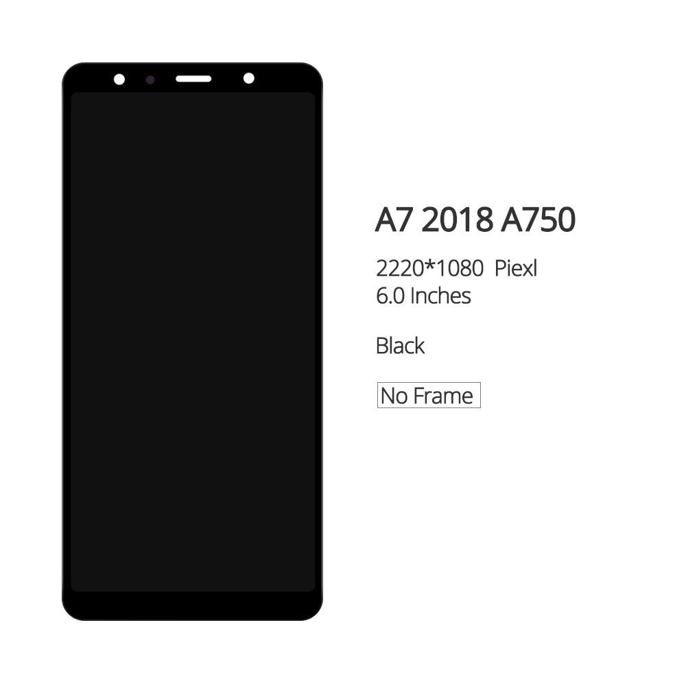 6,0 ''ЖК-дисплей для samsung Galaxy A7 SM-A750F A750F A750 ЖК-дисплей сенсорный экран дигитайзер в сборе для samsung A750FN