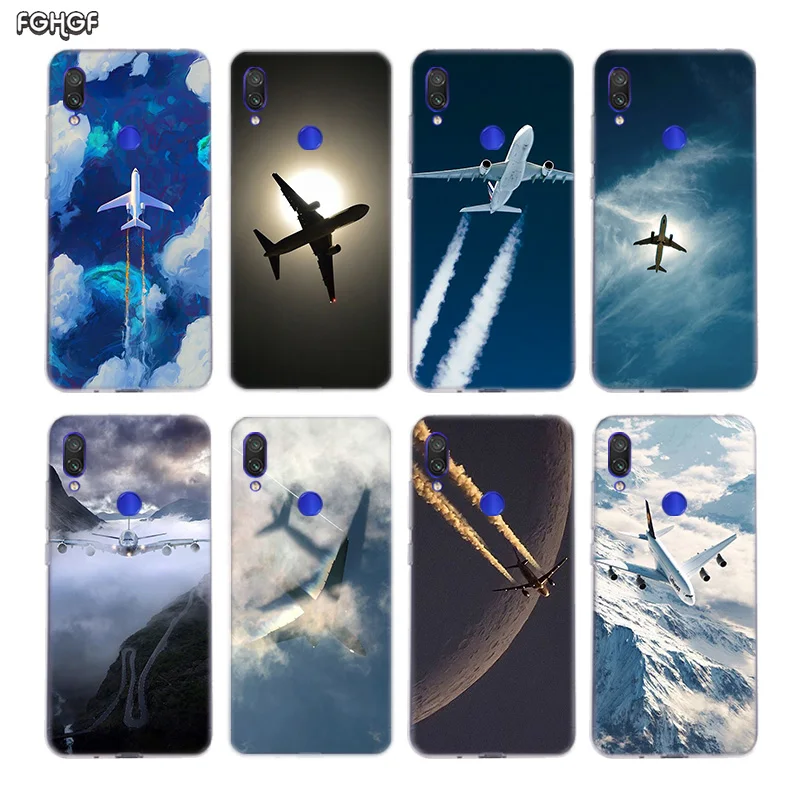 Самолет Сотовая связь силиконовый чехол для спортивной камеры Xiao mi Red Note 7 6 Pro 5 4 4X