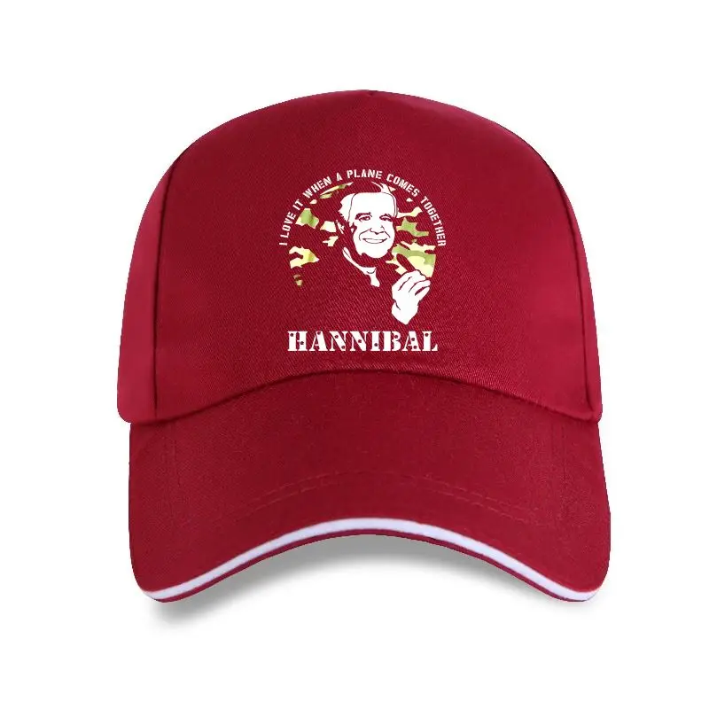 

New 2021 Funny Baseball cap Hannibal S-4XL FUN TV Serie Film Mr.T. A Team Murdock Face B.A Summer