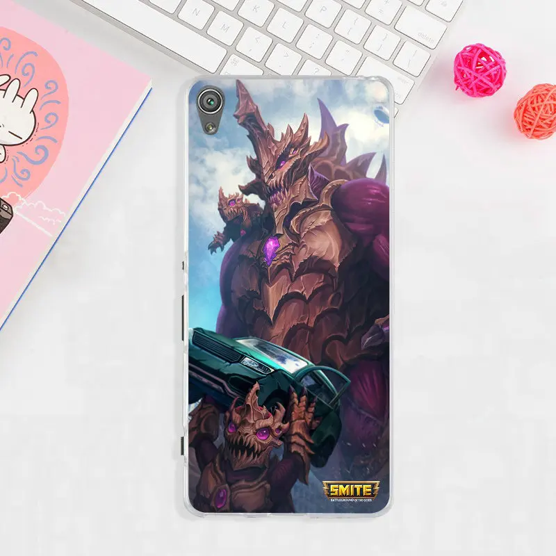 Hot Games Smite Clear Case Cover For Sony Xperia Z Z1 Z2 Z3 Z4 Z5 Compact M2 M4 M5 T3 XA E3 E5 C4 C5 Soft Phone |