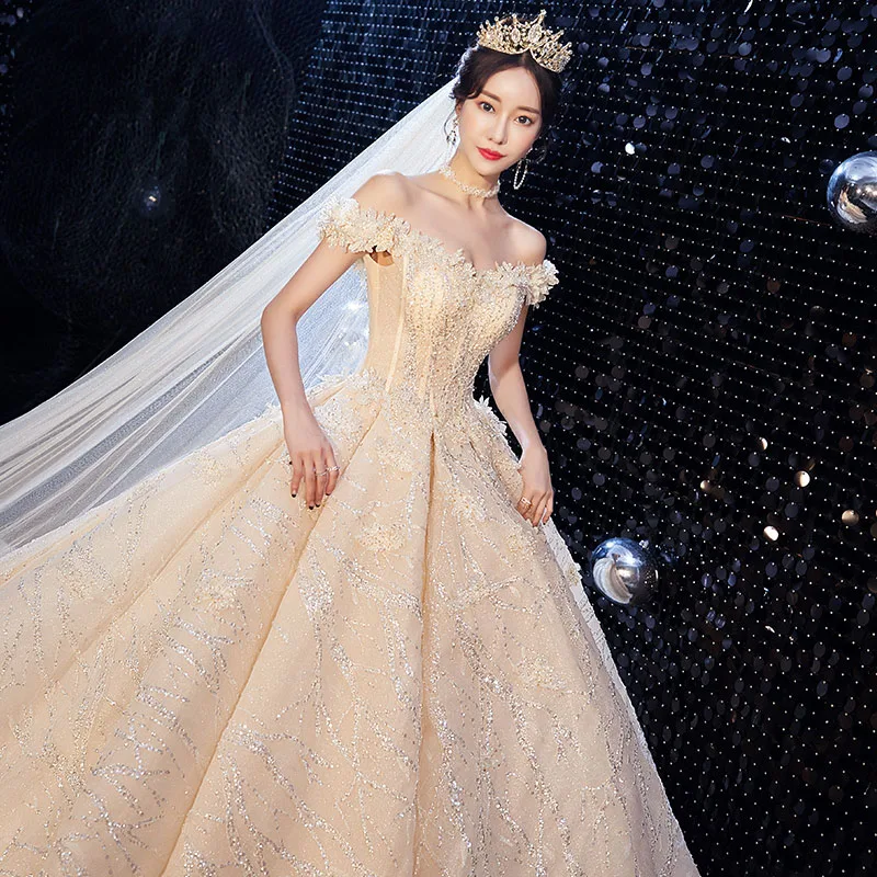 

Vestido De Casamento Sereia Wedding Dress Strapless Lace With Veil Shoulder Latest Dresses
