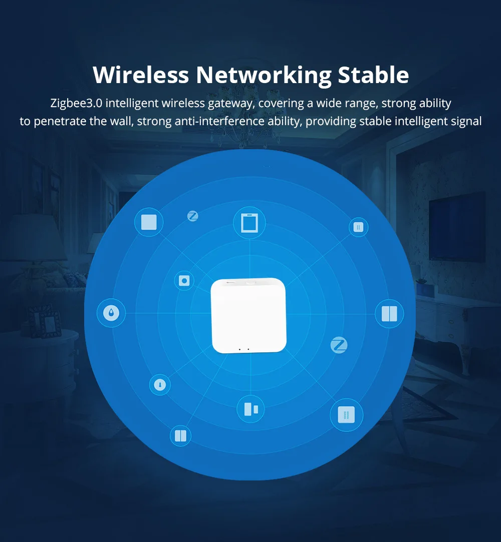Zigbee 3.0 Gateway Smart HUB Wireless Home Bridge Homekit Tuya APP Remote Control Protocol Support Alexa Google Assistant | Электроника