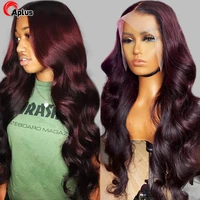 transparent body wave lace front wigs for women human hair 1b99j burgundy lace front wig highlight honey blonde lace frontal wig