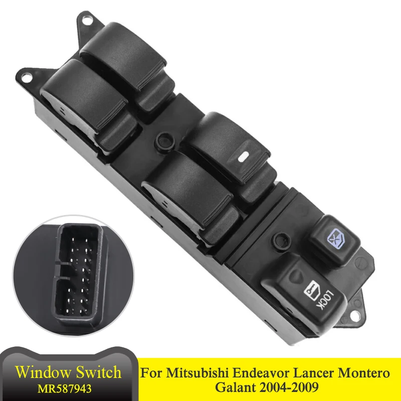 Переключатель Стеклоподъемника MR587943 с электропитанием для Mitsubishi Performance Galant Lancer