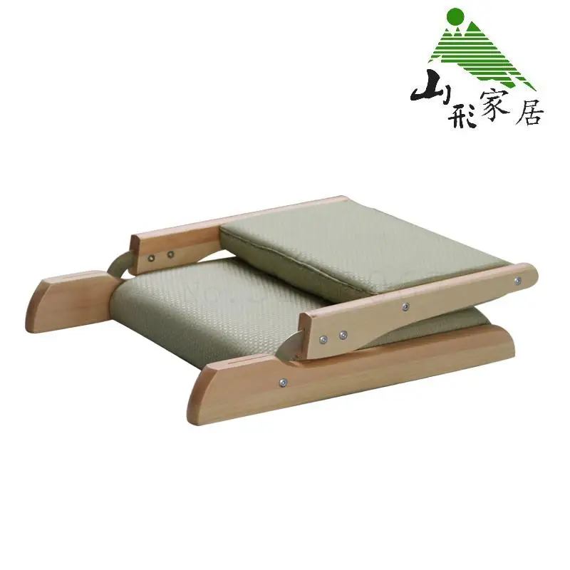 Твердый деревянный стул для татами японский и кресла из лайкры безногий спинка