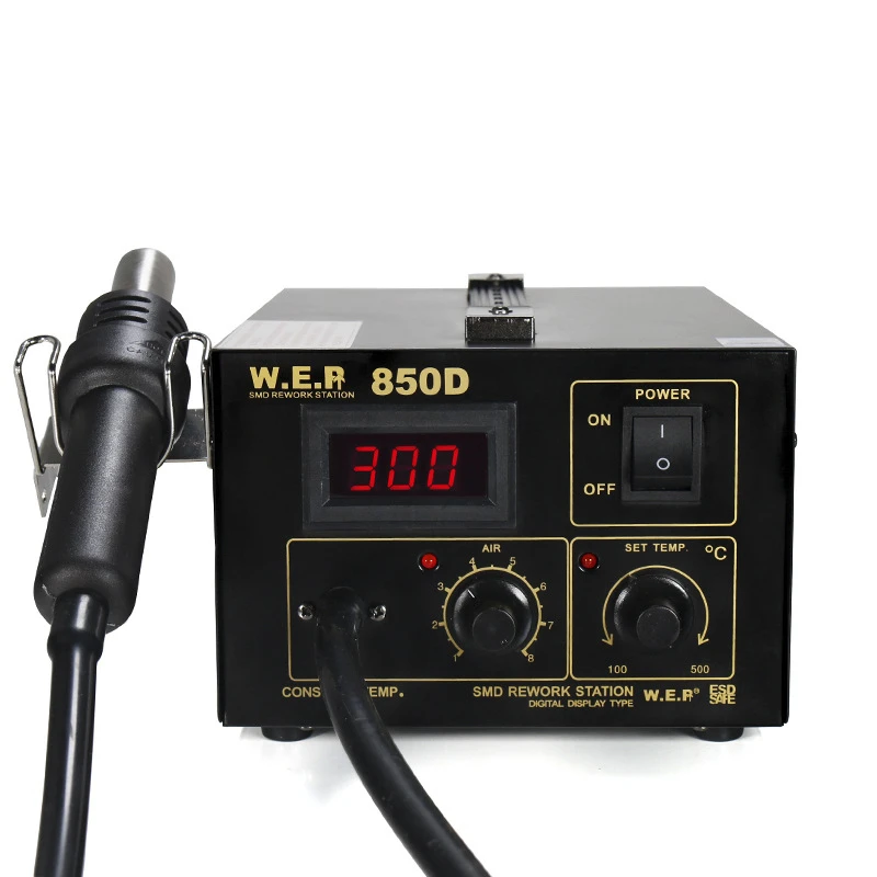 

Wep 850d воздушный насос с цифровым дисплеем, станция для распайки горячего воздуха