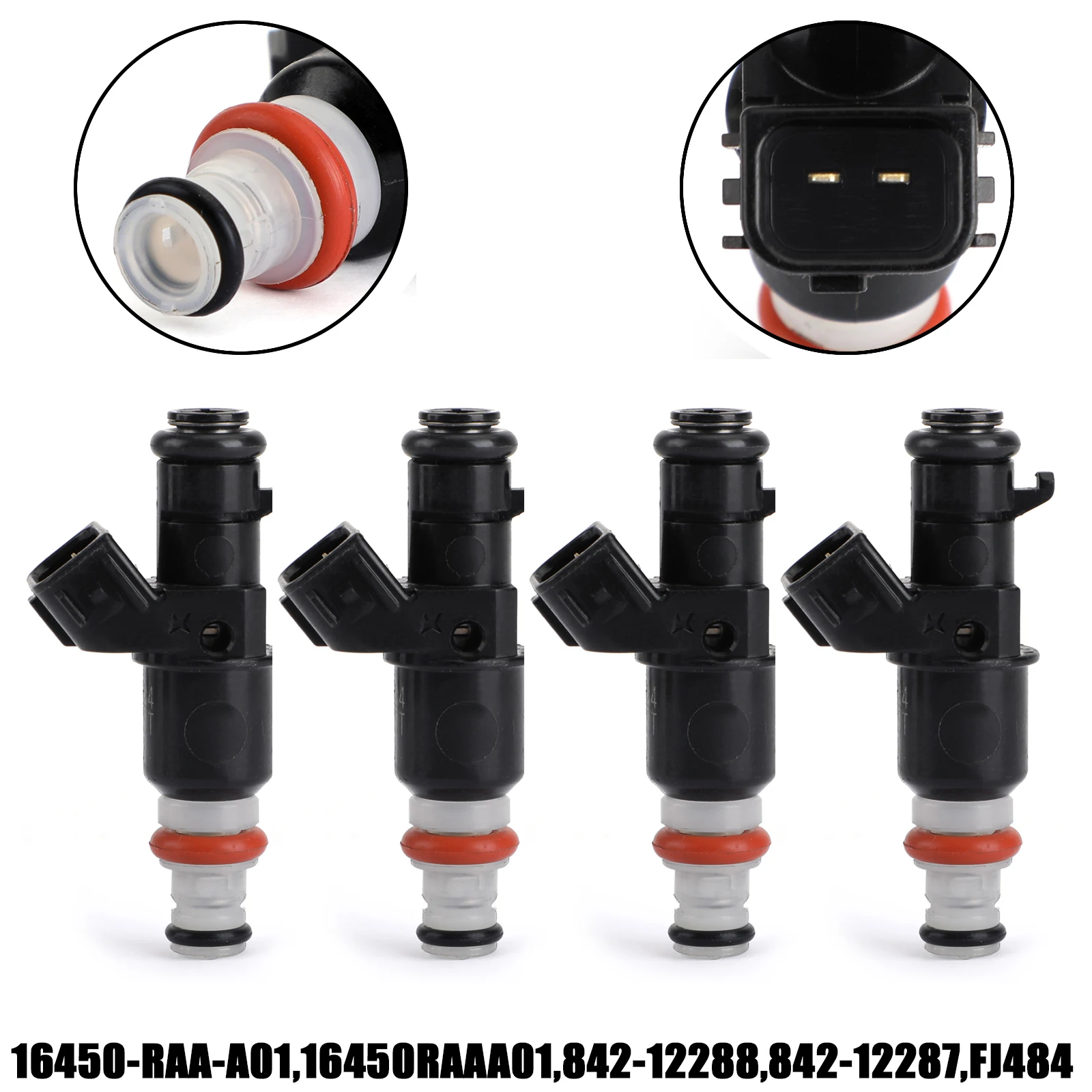 Топливные форсунки Areyourshop для Honda Accord 2.4L 2003-2007 842-12287 842-12288 16450RAAA01 16450-RAA-A01 FJ484 4 шт.