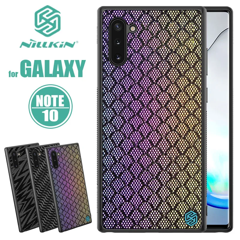 Глянцевый модный силиконовый чехол Nillkin с мягкими краями для Samsung Galaxy Note