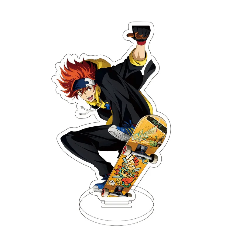 

Anime SK8 the Infinity Stand Model Keychain Reki Kyan Langa Hasegawa SK Figure Acrylic Standing Plate Holder Desktop Decoration