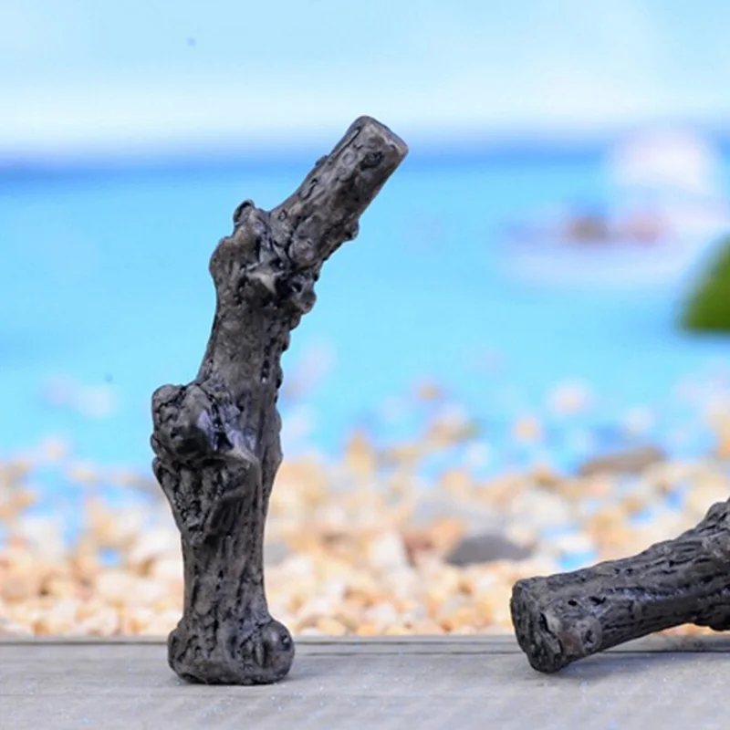 Сухие ветви дерева ствол искусственный мини-Сказочный Сад миниатюрный DIY