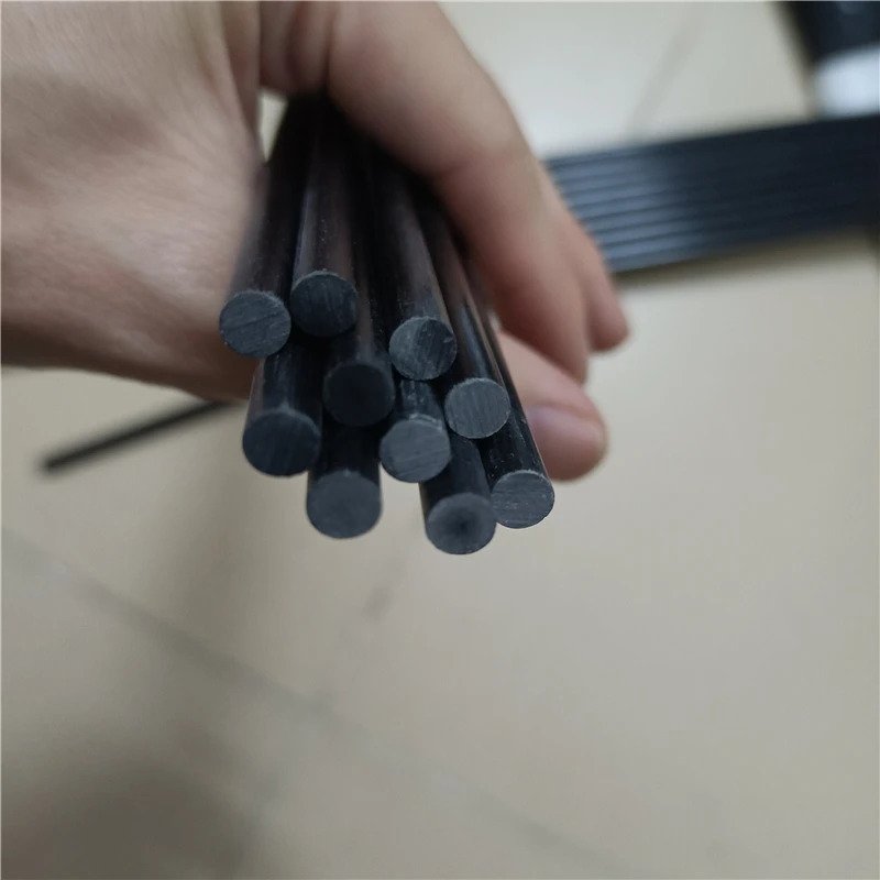 2PC Combination Diameter 8.5mm Fiberglass Bar Black Glass Fiber Rod Elastic Insulation Model Material Length 750mm |