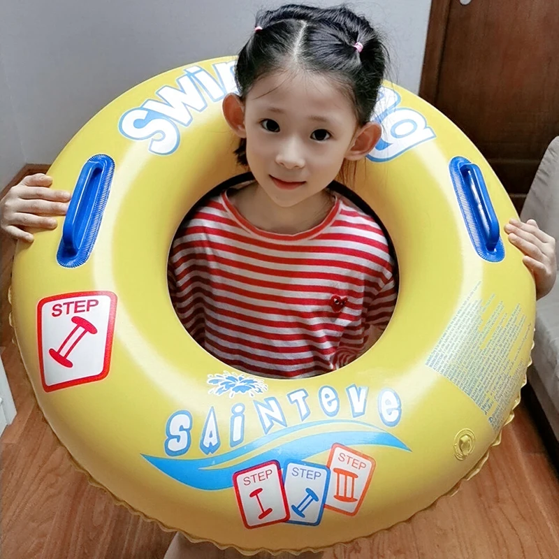 Фитнес 1 шт. Пластик надувной Плавательный Кольцо Буй с ручкой одеяло хвост
