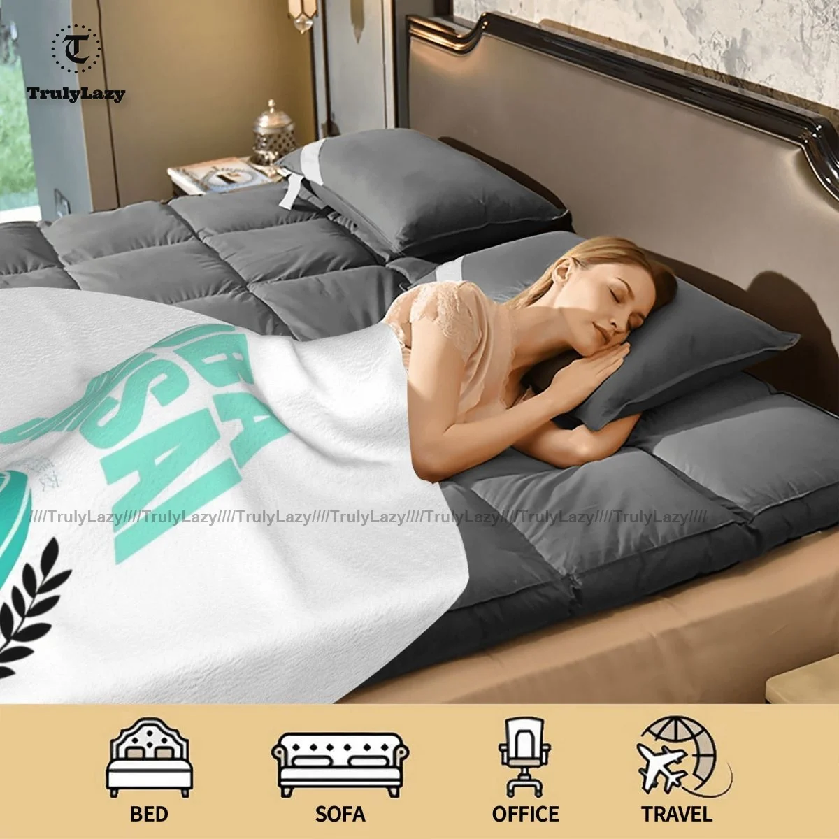 

Haikyuu Blanket Fashion Aesthetic Round Bedspread Fleece Bed Soft Blanket