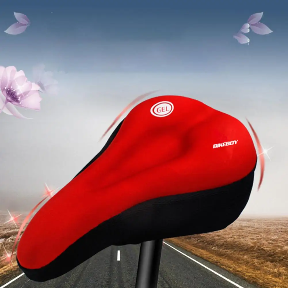 Saddle Cover 3D Soft Cushion Seat Mat Pad On For MTB Road Bike Protective Case Breathable Thicken Post | Спорт и развлечения