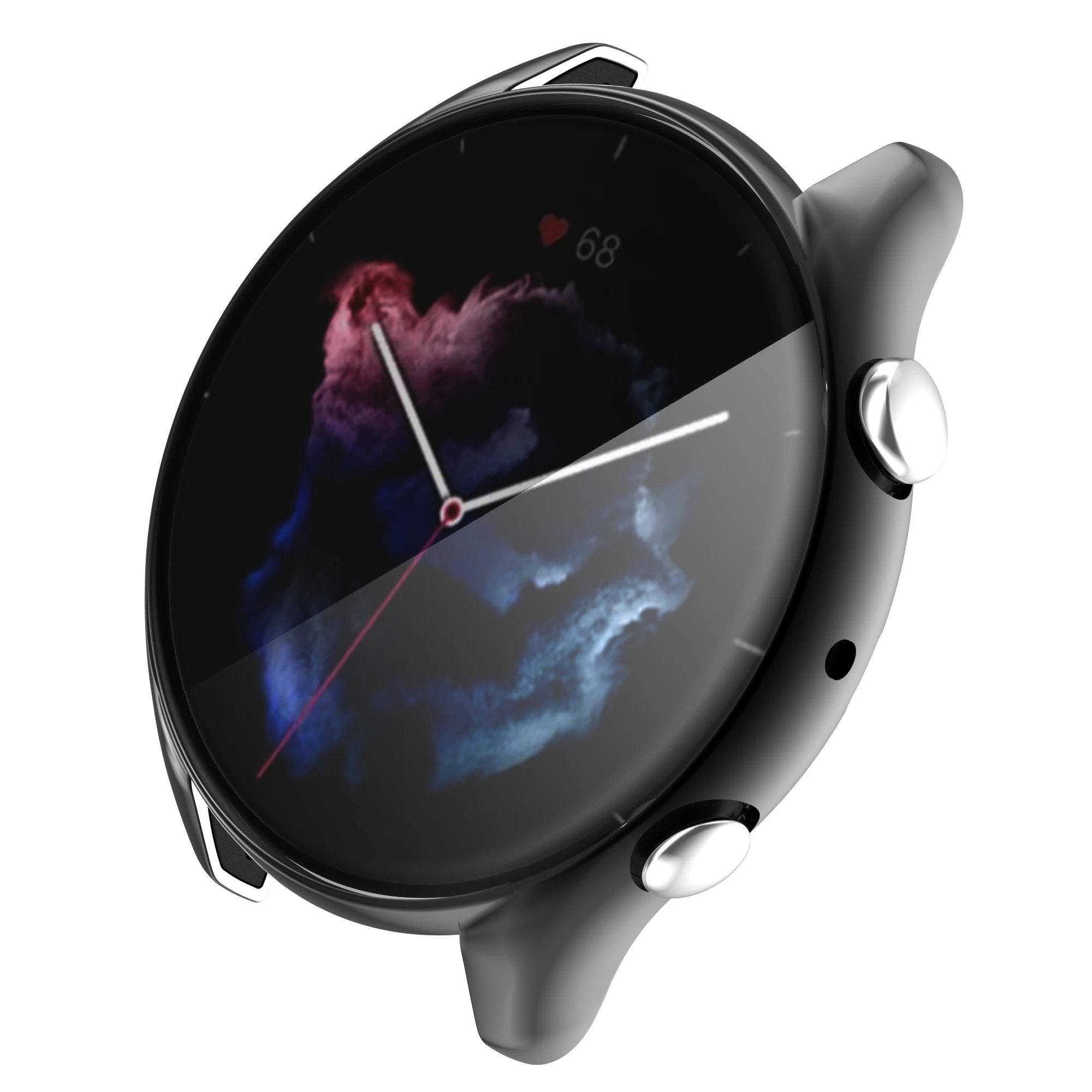 Силиконовая пленка для экрана чехол смарт-часов Xiaomi Huami Amazfit GTR 3/3 pro защитный