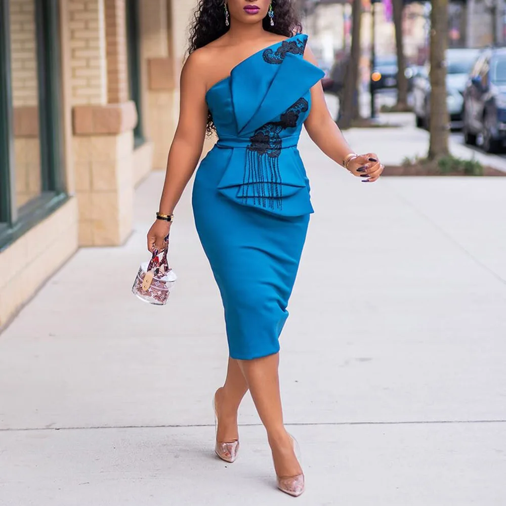 Элегантное женское вечернее платье сексуальное асимметричное с открытыми