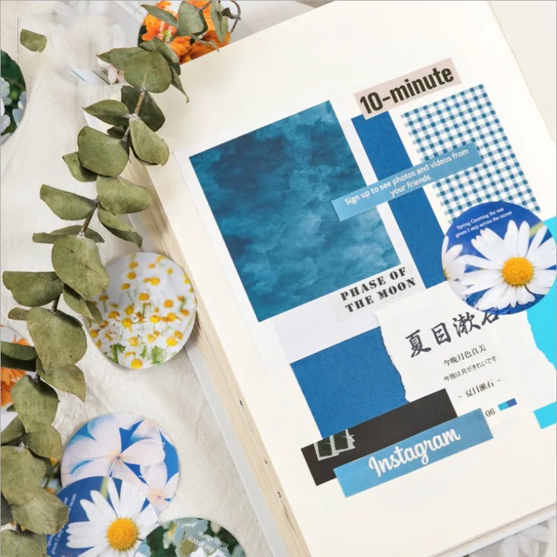 

56 корт/Лот, круглые наклейки для скрапбукинга, любимый Дневник для девочек, украшение, фотопланировщик для детей, школьные принадлежности