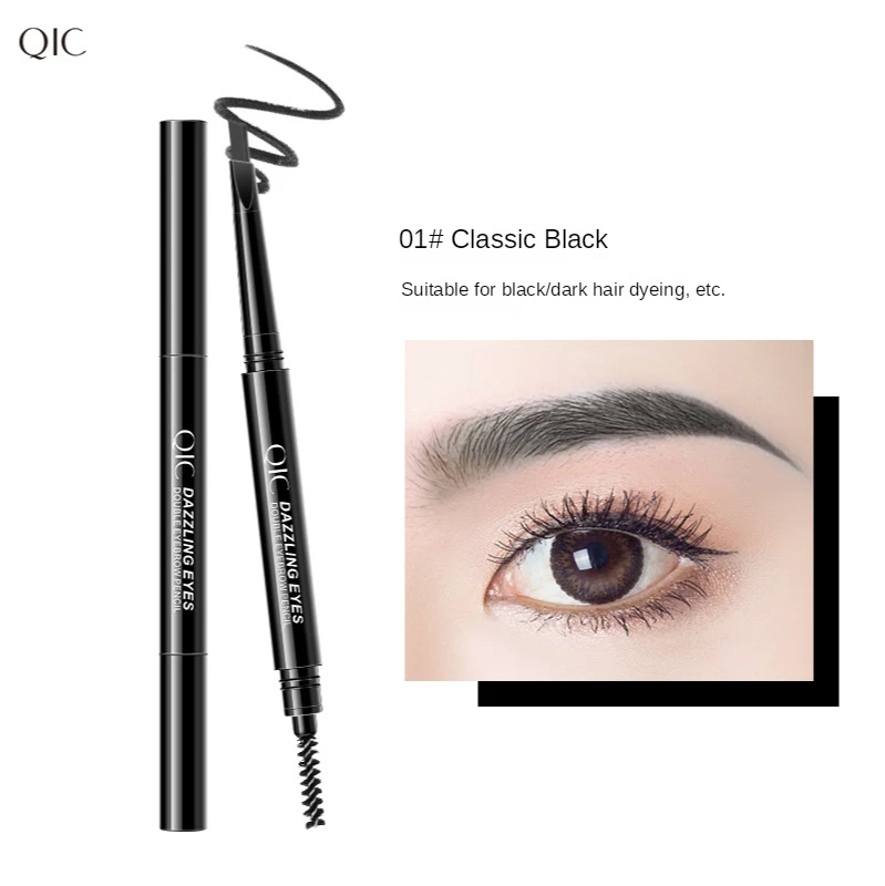 

Eyebrow Pencil Double-Headed Rotatable Eyebrow Enhancer Waterproof Long-Lasting Non-Marking Eyebrow Brush Makeup Cosmetic Tool