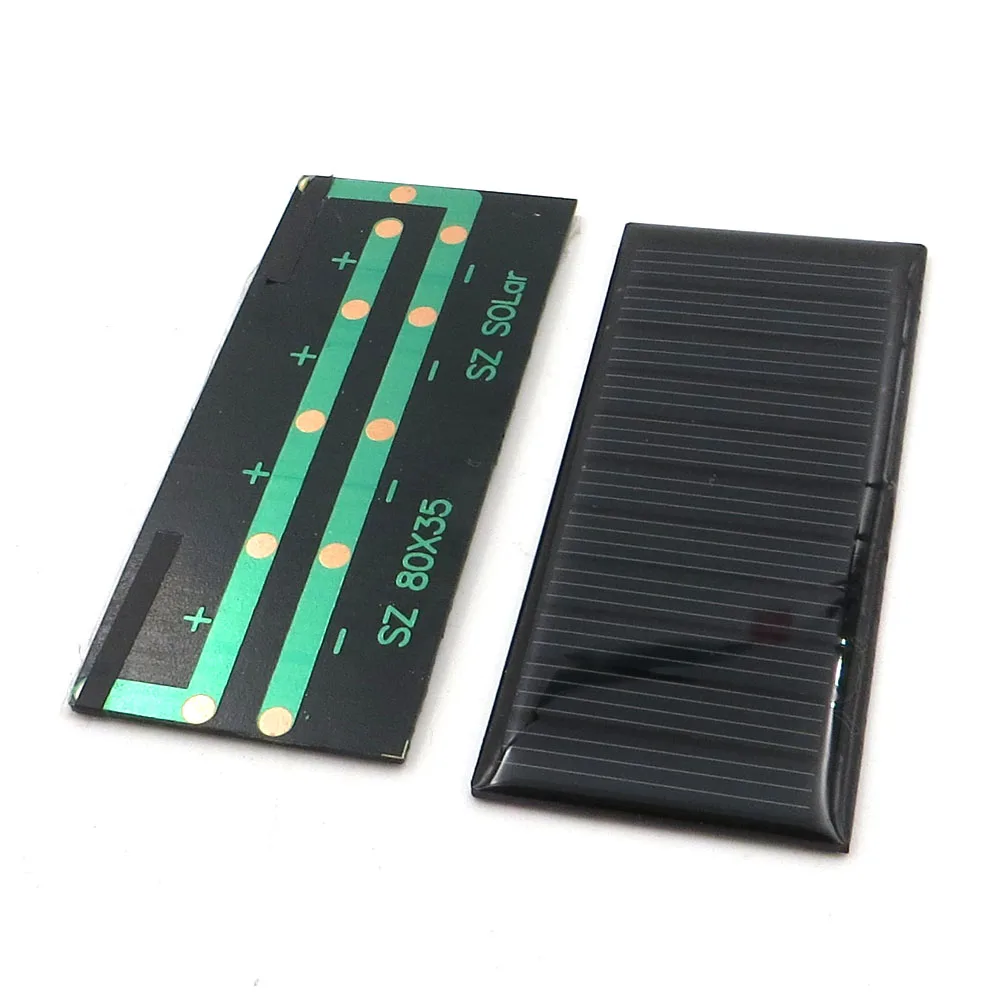 1 шт. солнечных батарей 5 V 0 38 W 70mA Мини Солнечная Системы DIY Батарея сотовый телефон