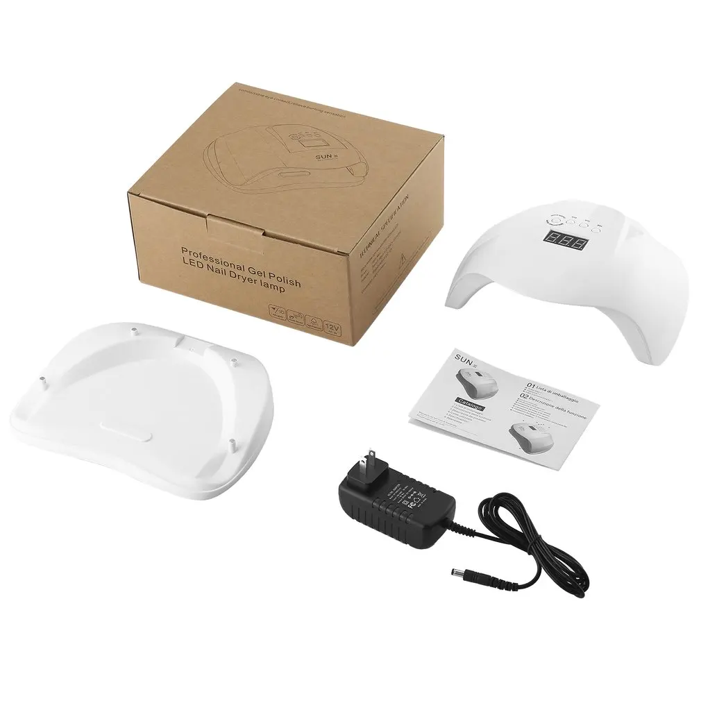 Профессиональный Гель лак светодиодный Сушилка для ногтей лампа движения