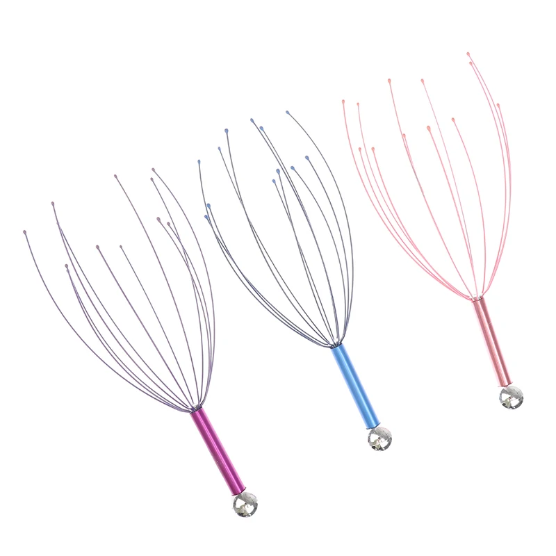 

1Pcs Anti-stress Pain Relief Octopus Head Scalp Neck Stress Release Relax Massage Claw Head Body Massager Equipment New
