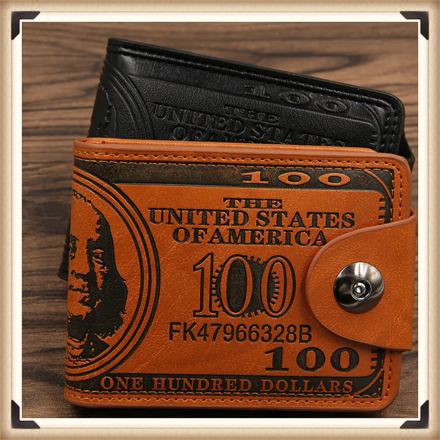 Новинка 2019 зимний мужской кошелек модный с логотипом в виде доллара из