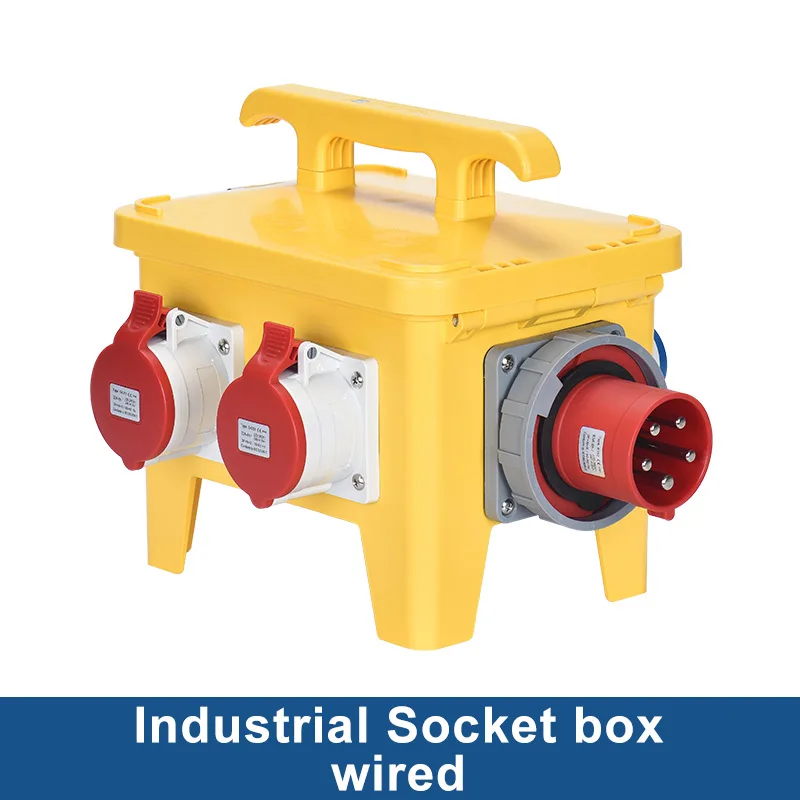Наружная Водонепроницаемая промышленная розетка с выключателем MCB RCBO 220V 380V 16A 32A UK