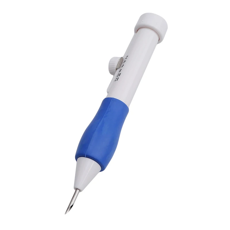 Blue and White Russian Embroidery Poke Flower Needle Cross Stitch Stack Pin DIY Craft Machine | Дом и сад