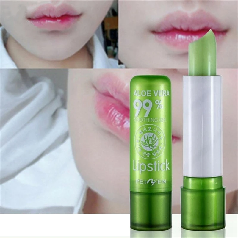 Увлажняющий бальзам для губ натуральный с алоэ вера губная помада изменением