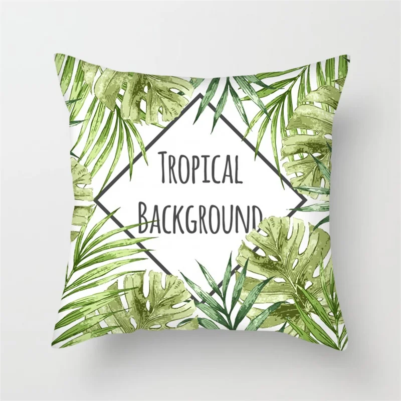 Чехлы для подушек с тропическим растением Fuwatacchi декоративные подушки стульев |