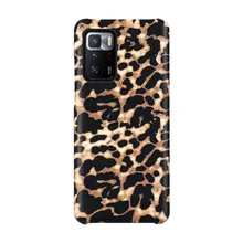 Genuine Leather Leopard Women Case for Xiaomi Redmi Note 10 Pro 10S Note 9 Pro 8 9T Cover For Mi 11T 11 Ultra 10T Poco X3 Pro F3